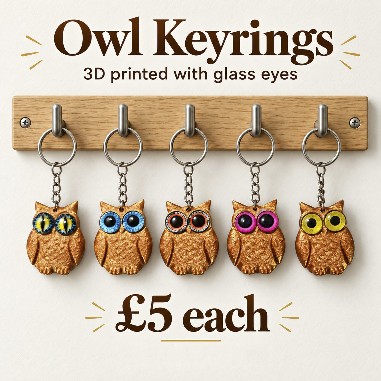Owl Keyring